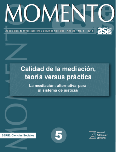 Calidad de la mediaciòn teorìa vs. pràctica - Guatemala
