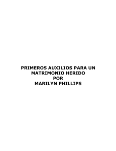 01 PRIMEROS AUXILIOS PARA UN MATRIMONIO HERIDO