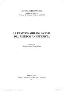 Responsabilidad Civil del M&eacute;dico Anestesista: An&aacute;lisis Legal
