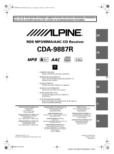 Radio CD Alpine