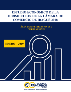 Estudio Económico de la Jurisdicción de la Cámara de Comercio de Ibagué 2018