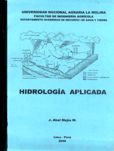 Abel Mejía - Hidrologia Aplicada