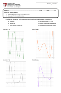 guía  funcion polinomial