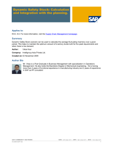Manual Stock dinamico SAP