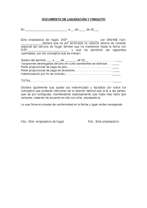 DOCUMENTO DE LIQUIDACIÓN Y FINIQUITO En