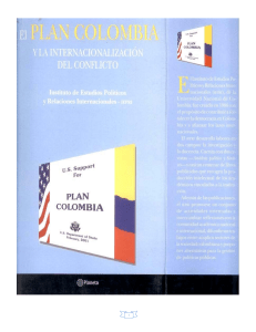 IEPRI El plan Colombia y la internacionalizacion del conflicto