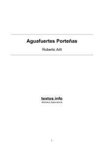 Roberto Arlt - Aguafuertes Porteñas