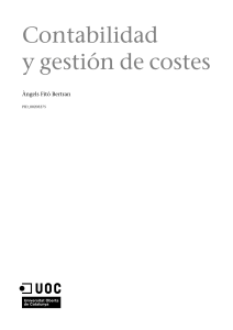 Contabilidad y Gestión de Costes - Angels Fitó