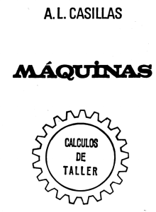 CASILLAS - MÁQUINAS - Cálculos de Taller