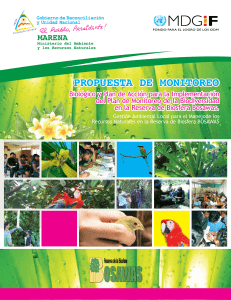 ENV GUIAS Nica Monitoreo Biodiversidad BOSAWAS