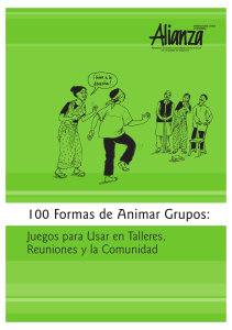 MANUAL DE 100 JUEGOS PARA ANIMAR GRUPOS