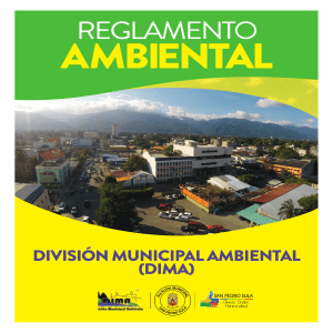 REGLAMENTO DE DIMA 2016 - Municipalidad de San Pedro Sula
