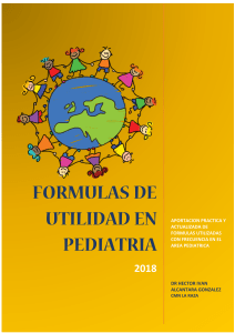 FORMULAS DE UTILIDAD EN PEDIATRIA 2018