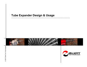 tube expander design usage