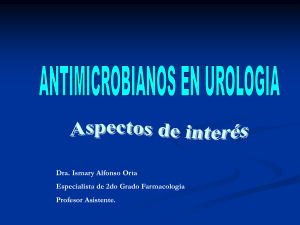antibioticos urologia