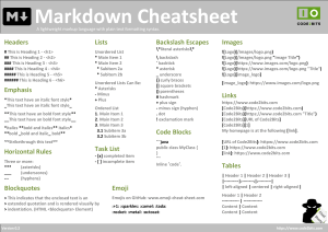 cheatsheet-markdown
