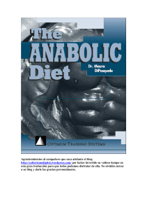 La Dieta Anabolica