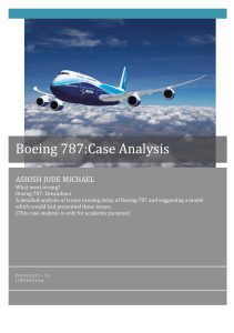Boeing 787 la fabricación de un sueño Solucion