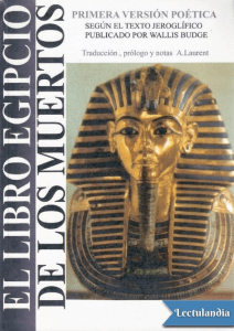 ANÓNIMO - El Libro Egipcio de los Muertos