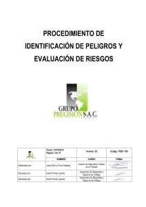 PSST 001 Procedimiento de identificación de peligros y evaluación de rie...