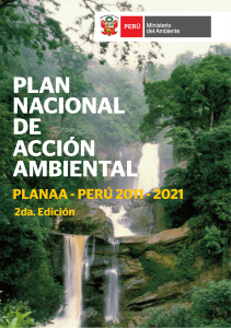 Plan nacional de acción ambiental Planaa - 2011-2021