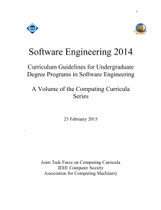 Software Engineering 2014
