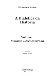 A Dialetica da Historia - Vol1 Sinfonia Desencontrada