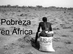 LA POBREZA EN AFRICA