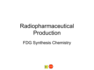 FDG Synthesis Chemistry
