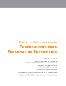 Manual de Procedimientos de Enfermeria en Tuberculosis