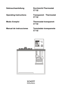 Baño termostatizado ESCR Schott  CT-52 1.2-MB Multi-PDF