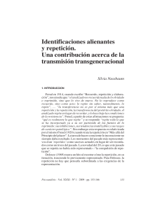 Nussbaum - 2009 - Identificaciones alienantes y repetición. Una cont