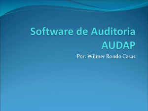 Software de Auditoria AUDAP