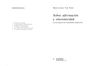 Marie-Louise von Franz - 1990 - Sobre adivinación y sincronicidad