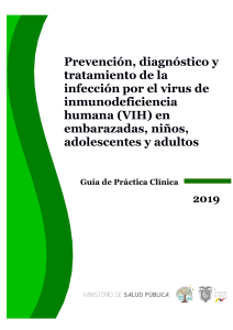 Gu&iacute;a VIH: Prevenci&oacute;n, Diagn&oacute;stico y Tratamiento (Ecuador, 2019)