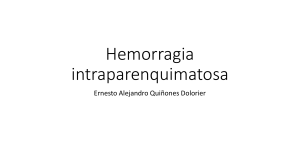 Hemorragia intraparenquimatosa