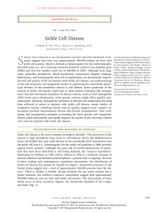 Sickle Cell Disease NEJM