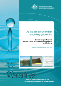 Australian Groundwater Modelling Guideli