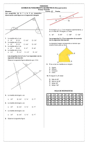 ExamenI Geometría 8°Grado.Recuperación1