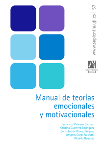 Manual de teorías emocionales y motivacionales