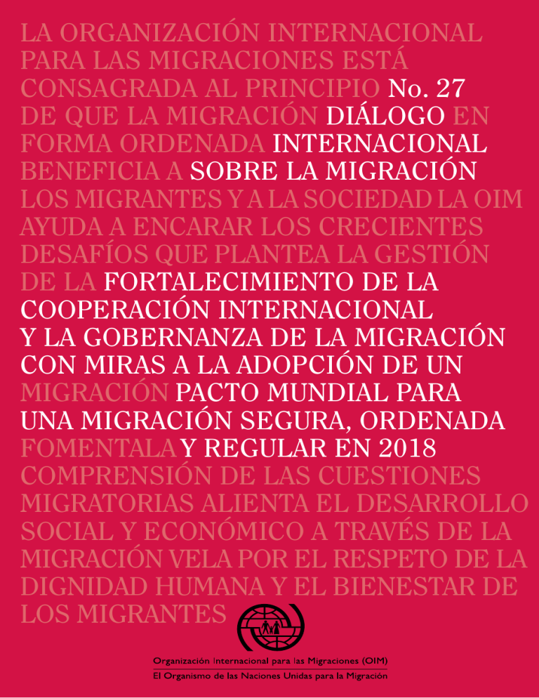 Pacto Mundial Para Migracion Segura