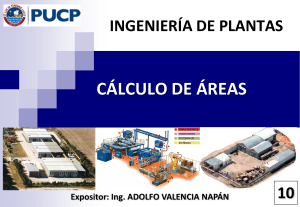 Ingeniería de Plantas 10 - Cálculo de áreas