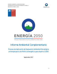 Informe Ambiental Aysén