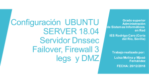 dns secundario ubuntu server DMZ