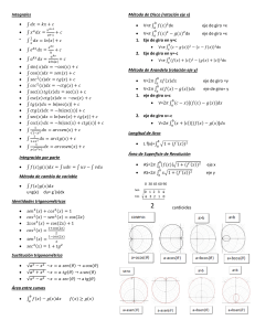 formulario integrales