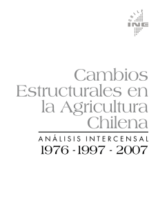 Cambios estructurales en la agricultura chilena. Análisis intercensal 1976-1997-2007