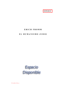 Erich Fromm - El Humanismo Judio
