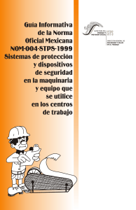 NOM-004-STPS-1999: Seguridad en Maquinaria y Equipo