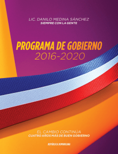 Plan Gobierno Danilo Medina 2016-2020 v2