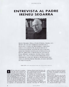 entrevista a Ireneu Segarra